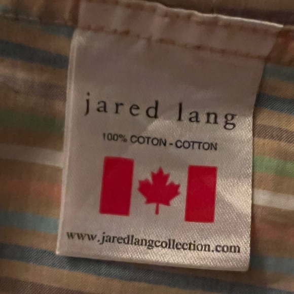 Jared Lang Striped Blouse Size L - Picture 5 of 7